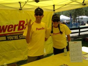 Team K & G at WF Powerbar Booth. Good times!