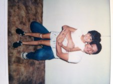 My father and I in 1985