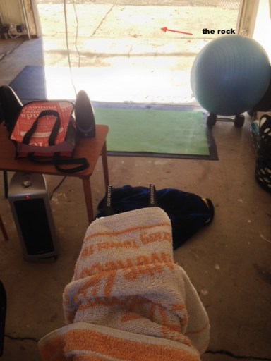 That tiny little speck was the rock that caught my attention.