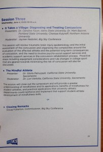 Last but definitely not least. "The Mindful Athlete" presented by Dr. G